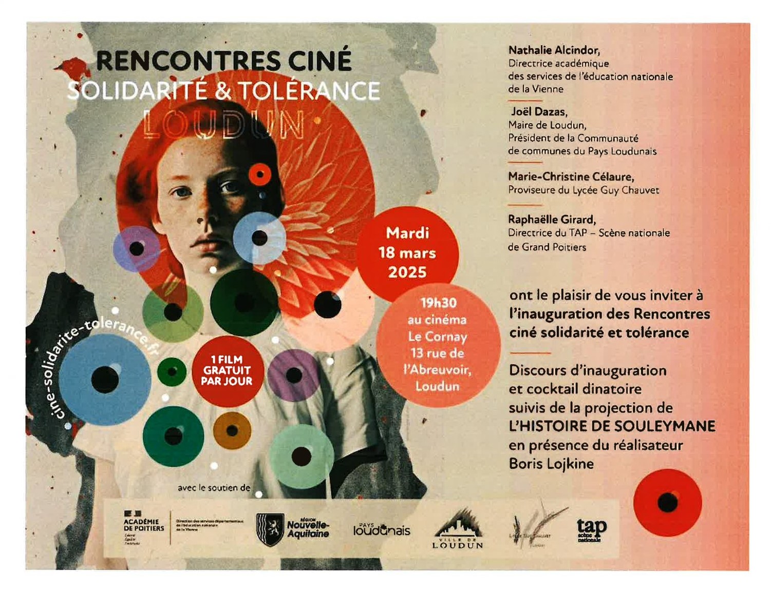 Lire la suite à propos de l’article RENCONTRES CINÉ – SOLIDARITÉ ET TOLÉRANCE